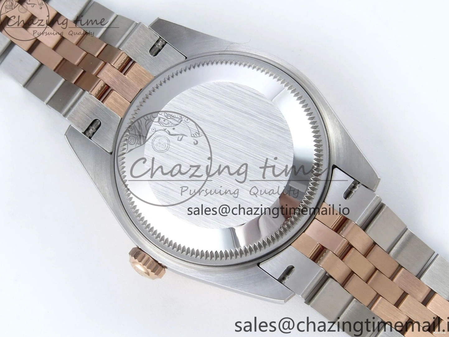 MiroTime 0102 QuickDry DateJust 31 278271 ARF 1:1 Best Edition 904L Steel White MOP Diamonds Dial on SS RG Jubilee Bracelet ETA 517